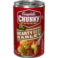 Campbell's® Chunky® Chunky® Soup, Hearty Beef and Barley Soup, 18.8 Ounce