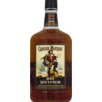 Captain Morgan Black Cask Rum, Spiced, 1.75 Litre