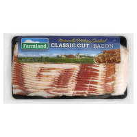Farmland Bacon, Classic Cut, Naturally Hickory Smoked, 16 Ounce