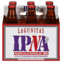 Lagunitas Beer, IPA, Non-Alcoholic, 6 Each