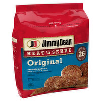 Jimmy Dean Heat 'N Serve Original Pork Sausage Patties, 26 Count, 23.9 Ounce