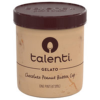 Talenti Gelato, Chocolate Peanut Butter Cup, 1 Pint