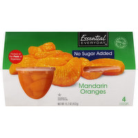 Essential Everyday Mandarin Oranges, No Sugar Added, 4 Each