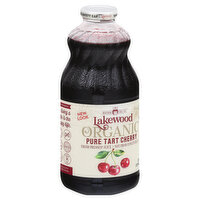 Lakewood Pressed Juice, Organic, Pure Tart Cherry, 32 Ounce