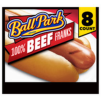 Ball Park Ball Park Beef Hot Dogs, 8 Count, 15 Ounce