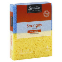 Essential Everyday Sponges, Handy, 4 Each