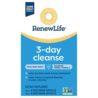Renew Life 3-Day Cleanse, Vegetarian Capsules, 12 Each