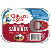 Chicken of the Sea Sardines, Wild-Caught, Mediterranean Style, 3.75 Ounce