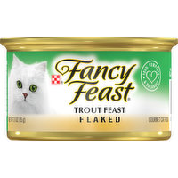 Fancy Feast Cat Food, Flaked, Trout Feast, Gourmet, 3 Ounce