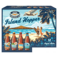 Kona Brewing Co Island Hopper Beer, Liquid Aloha, Variety Pack, 12 Each