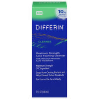 Differin Acne Foaming Cleanser, Maximum Strength, Cleanse, 5 Fluid ounce