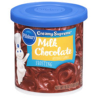 Pillsbury Creamy Supreme Frosting, Milk Chocolate, 16 Ounce