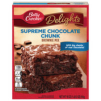 Betty Crocker Delights Brownie Mix, Supreme Chocolate Chunk, 18 Ounce
