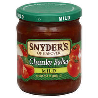 Snyders Salsa, Chunky, Mild, 15.5 Ounce