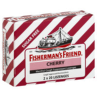 Fisherman's Friend Cough Suppressant/Oral Anesthetic, Sugar Free, Lozenges, Cherry, 2 Each