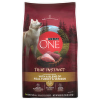 Purina One True Instinct Dog Food, Natural, With a Blend of Real Turkey & Venison, Adult, 60.8 Ounce