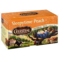 Celestial Seasonings Herbal Tea, Sleepytime Peach, Caffeine Free, Tea Bags, 20 Each