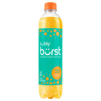 Bubly Burst Sparkling Water Beverage, Tropical Punch, 16.9 Fluid ounce