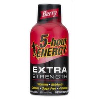 5-Hour Energy Extra Strength Berry, 1.93 Fluid ounce