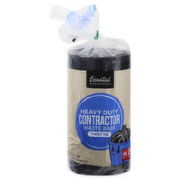 Essential Everyday Waste Bags, Contractor, Heavy Duty, Twist Tie, 45 Gallon, 20 Each