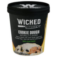 Wicked Kitchen Ice Cream, Sweet, Cookie Dough, 16.9 Fluid ounce