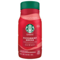Starbucks Iced Espresso, Peppermint Mocha, Chilled, 40 Fluid ounce