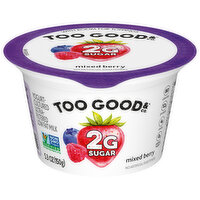 Too Good & Co. Yogurt, Mixed Berry, Ultra-Filtered, Low Fat, 5.3 Ounce