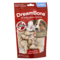 DreamBone Dog Chews, Vegetable & Chicken, Mini, 16 Each