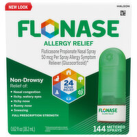 Flonase Allergy Relief, Full Prescription Strength, 50 mcg, Nasal Spray, 0.62 Fluid ounce