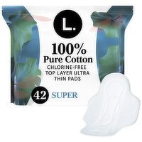 L. Ultra Thin Ultra Thin Pads with Wings, Super, 42 Each