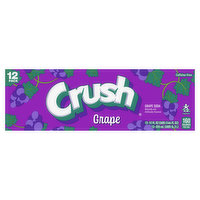 Crush Soda, Grape, 12 Pack, 12 Each