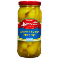 Mezzetta Peppers, Sweet Banana, Mild, 16 Fluid ounce