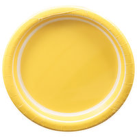 Party Creations Plates, Soft, Yellow, 8-3/4 In, 10 Each