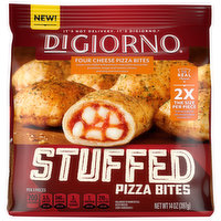 DiGiorno Pizza Bites, Four Cheese, Stuffed, 14 Ounce