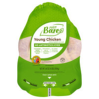 Just Bare JUST BARE Natural Fresh Whole Chicken Bone-In, 64 Ounce