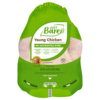 Just Bare JUST BARE Natural Fresh Whole Chicken Bone-In , 64 Ounce