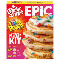 Mrs. Butterworth's EPIC Fruity PEBBLES™ Flavored Pancake Kit, 26.27 Ounce