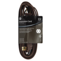 GE Extension Cord, Brown, 15-Feet, 1 Each