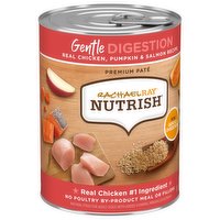 Rachael Ray Nutrish Food for Dogs, Real Chicken, Pumpkin & Salmon Recipe, Premium Pate, 13 Ounce