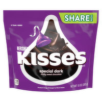 Hershey's Kisses Chocolate, Special Dark, Share Pack, 10 Ounce