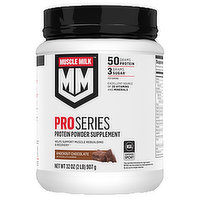 Muscle Milk Pro Series Protein Powder Supplement, Knockout Chocolate, 32 Ounce