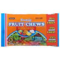 Tootsie Fruit Chews, Assorted Fruit Rolls, 14.37 Ounce