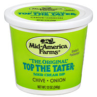 Mid America Farms Sour Cream Dip, Chive Onion, 12 Each