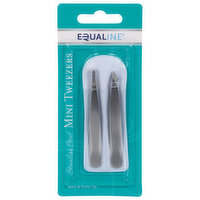 Equaline Tweezers, Stainless Steel, Mini, 1 Each