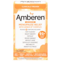 Amberen Menopause Relief, with Amber-M Complex, Advanced, Capsules, 60 Each