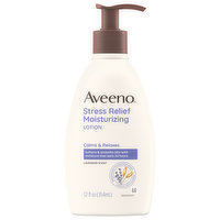 Aveeno Lotion, Stress Relief Moisturizing, Lavender Scent, Calms & Relaxes, 12 Fluid ounce