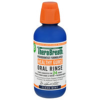 TheraBreath Oral Rinse, Healthy Gums, Clean Mint, 16 Fluid ounce