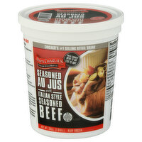 Papa Charlie's Beef, Italian Style Seasoned, with Seasoned Au Jus, 24 Ounce