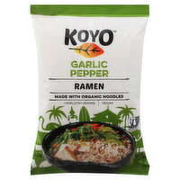 Koyo Noodles, Garlic Pepper, Ramen, 2.1 Ounce