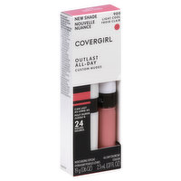 CoverGirl Outlast All-Day Lip Color, Moisturizing Topcoat, All-Day Colorcoat, Light Cool 900, 1 Each